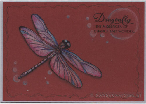 Dazzling Dragonfly met Derwent Lightfast ingekleurd